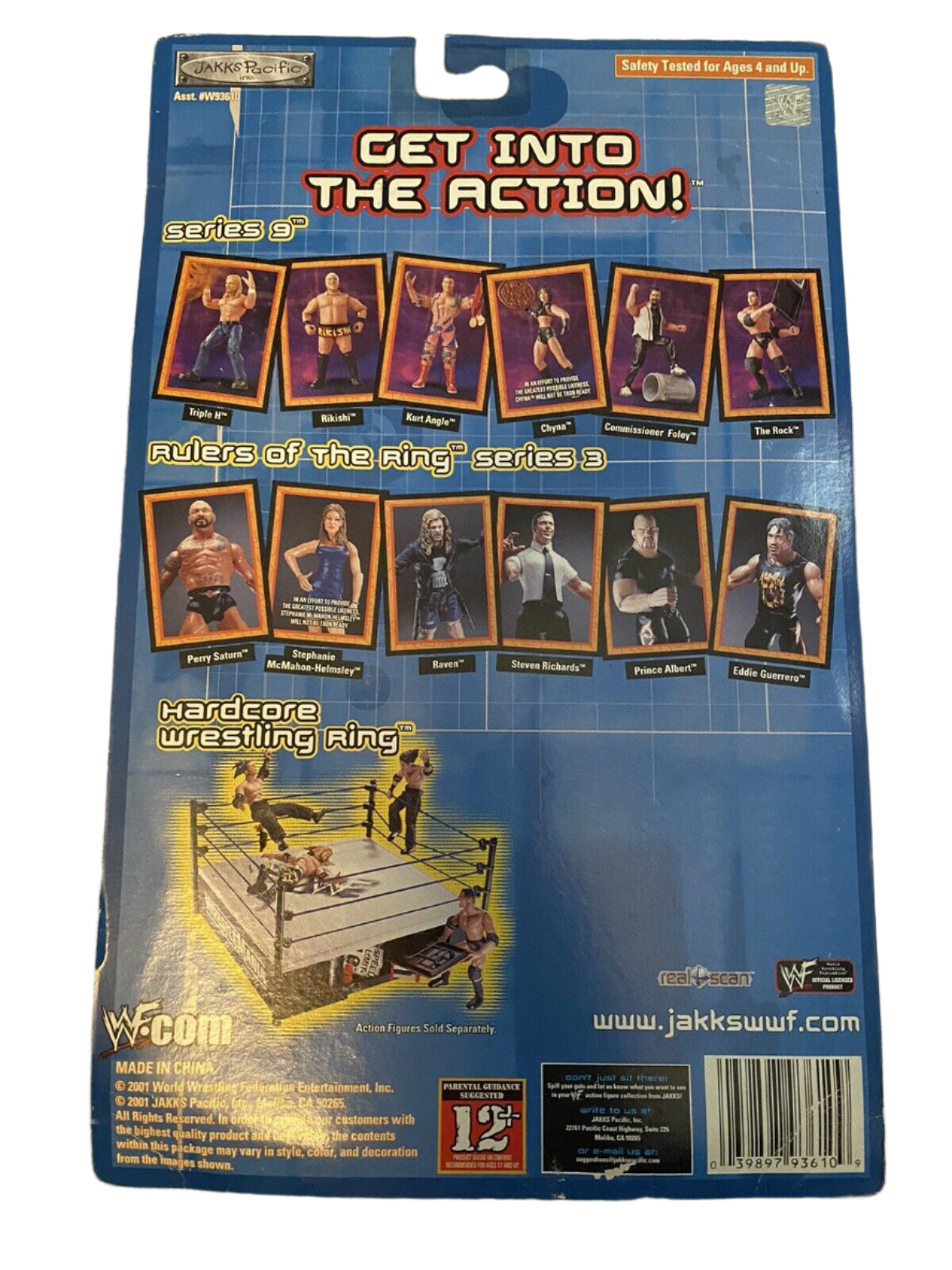 2001 WWF Jakks Pacific Titantron Live No Way Out Series 2 Undertaker [With Trenchcoat]