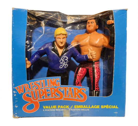 1988 WWF Grand Toys Wrestling Superstars Value Pack: Bobby "The Brain" Heenan & Brutus "The Barber" Beefcake