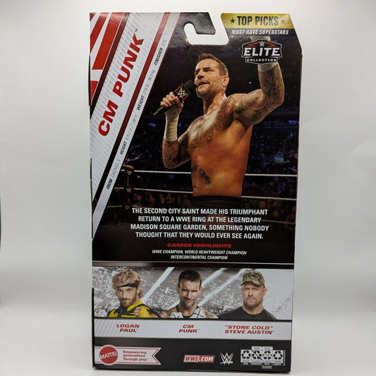 2025 WWE Mattel Elite Collection Top Picks CM Punk