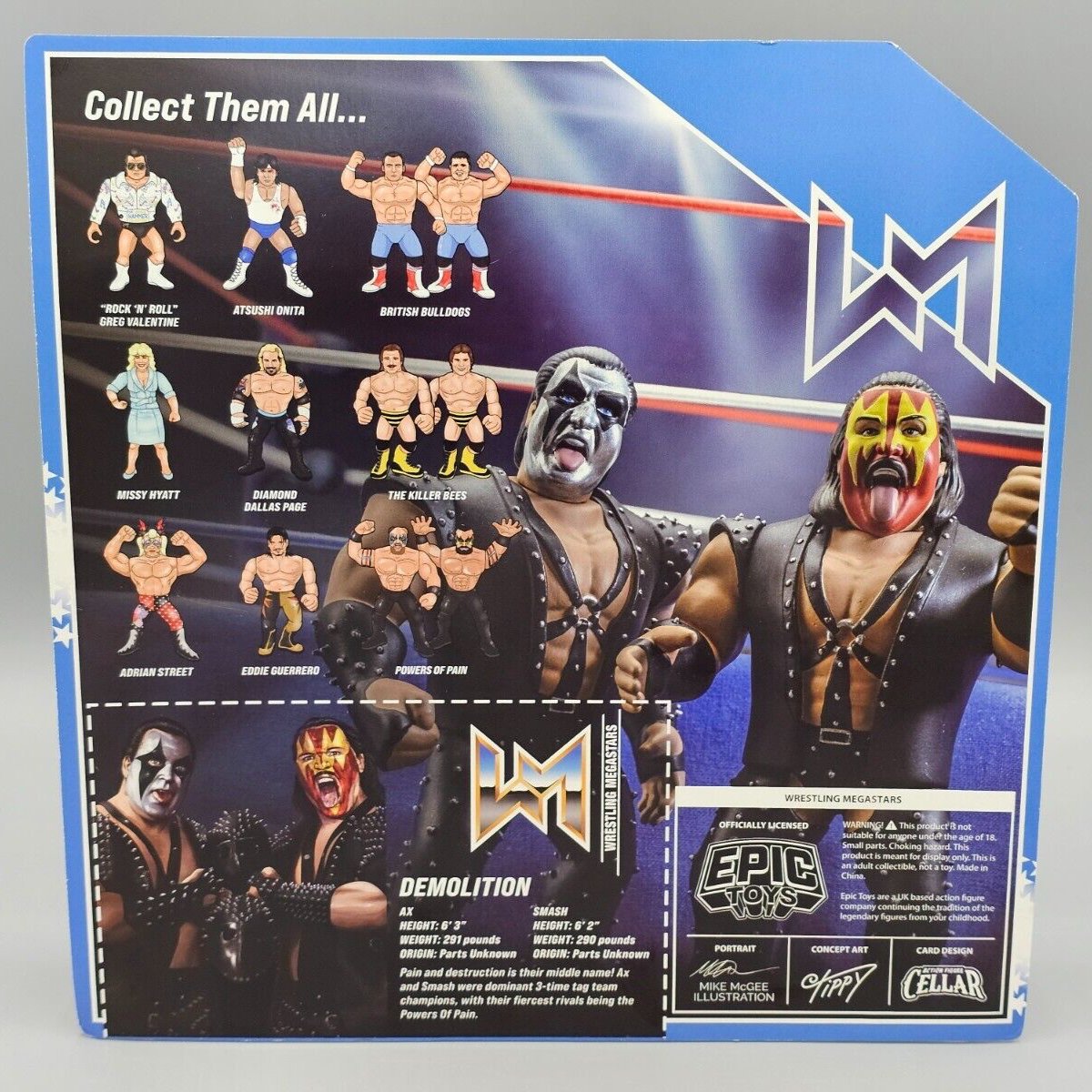 2024 Epic Toys Wrestling Megastars 2-Pack: Demolition – Wrestling