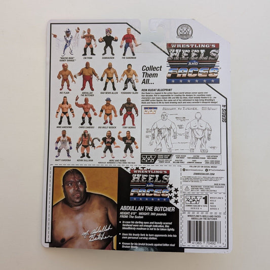2025 Zombie Sailor's Toys Wrestling's Heels & Faces Series 4 Abdullah the Butcher