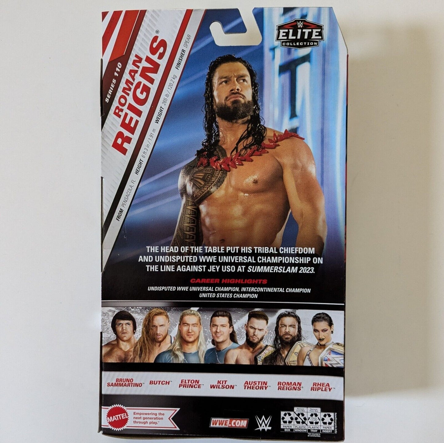 2024 WWE Mattel Elite Collection Series 110 Roman Reigns