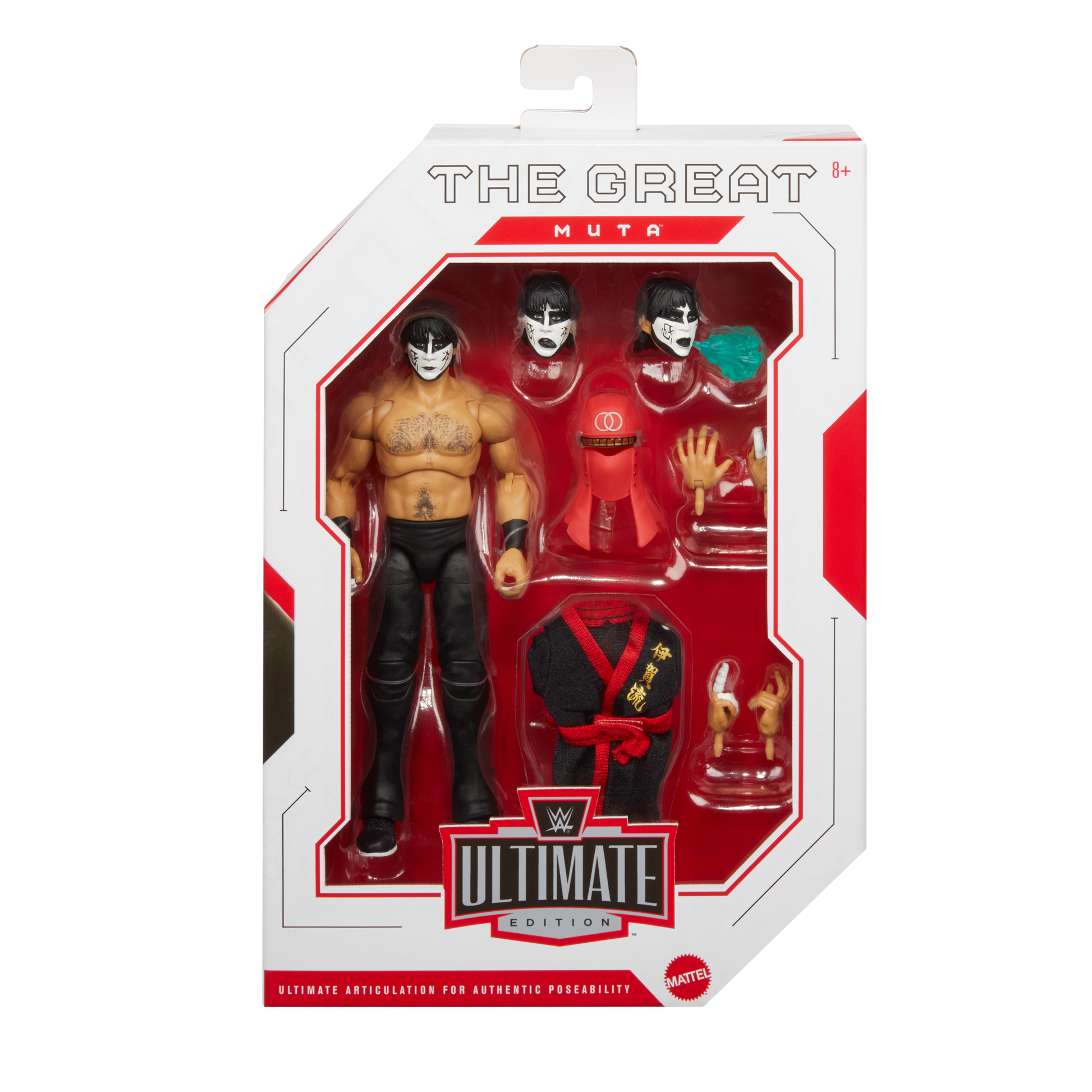 2025 WWE Mattel Ultimate Edition Series 25 Great Muta [Chase 2025 WWE Mattel Ultimate Edition Series 25 Great Muta [Chase