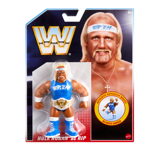 2025 WWE Mattel Creations Exclusive Retro Series 17 Hulk Hogan as Rip