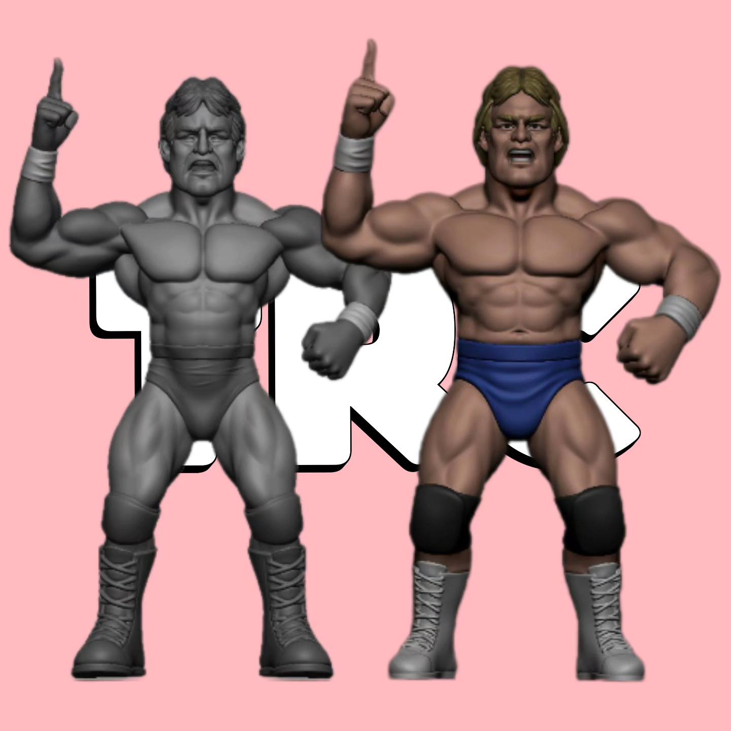Top Rope Collectibles "Mr. Wonderful" Paul Orndorff [With Blue Trunks]