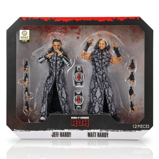 2025 ROH Jazwares Ring of Honor Vault Exclusive Jeff Hardy & Matt Hardy