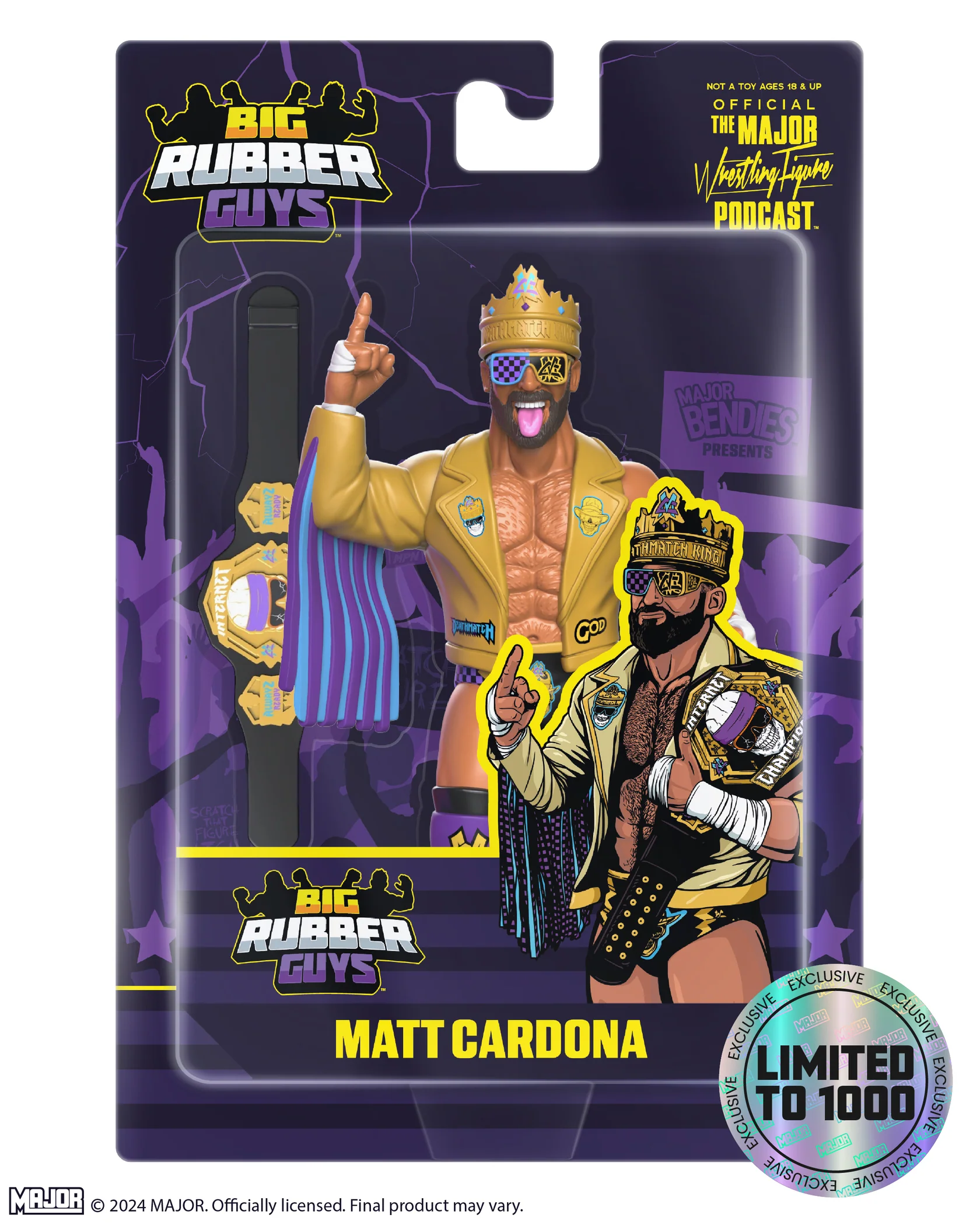 2025 Major Wrestling Figure Podcast Big Rubber Guys Limited