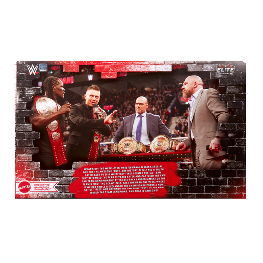 2025 WWE Mattel Elite Collection Walmart Exclusive "Awesome Truth" 3-Pack: R-Truth, The Mix & Triple H