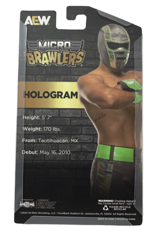 2025 AEW Pro Wrestling Tees Crate Exclusive Hologram Micro Brawler [Chase]