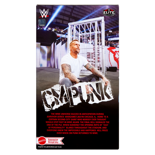 2025 WWE Mattel Elite Collection Mattel Creations Exclusive CM Punk