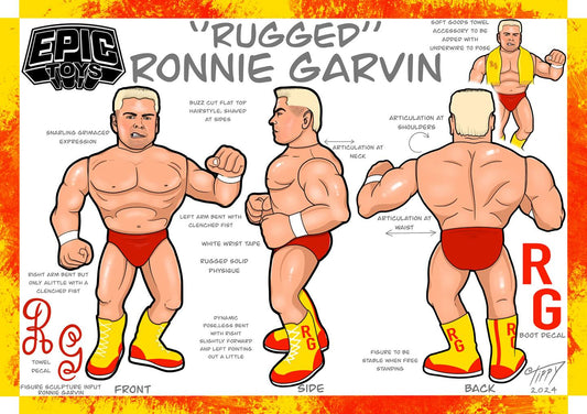Epic Toys Wrestling Megastars Series 5 Ronnie Garvin