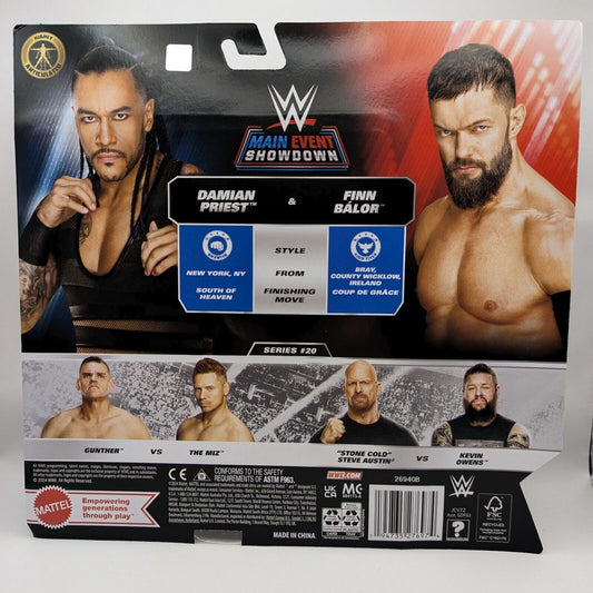 2024 WWE Mattel Main Event Showdown Series 20 Damian Priest & Finn Balor