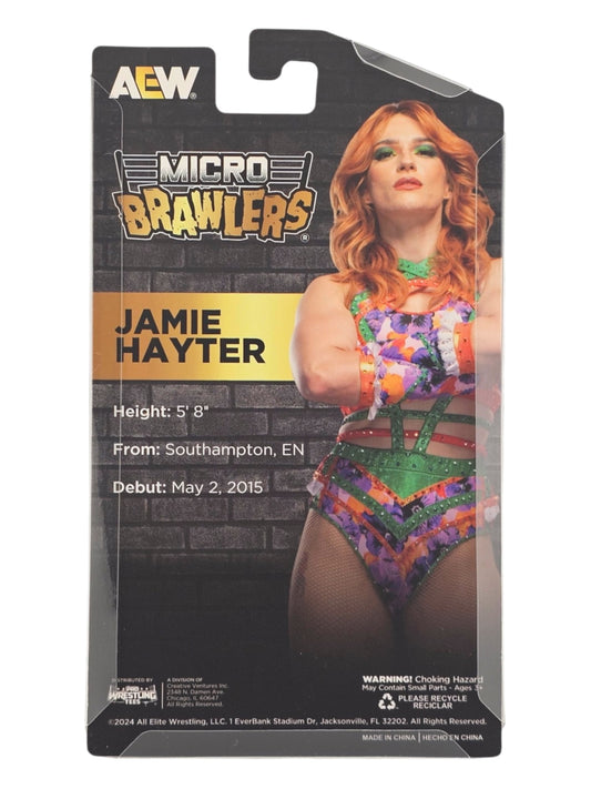 2024 AEW Pro Wrestling Tees Micro Brawlers Limited Edition Jamie Hayter