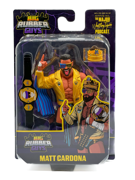 2025 Major Wrestling Figure Podcast Big Rubber Guys Limited Edition Matt Cardona