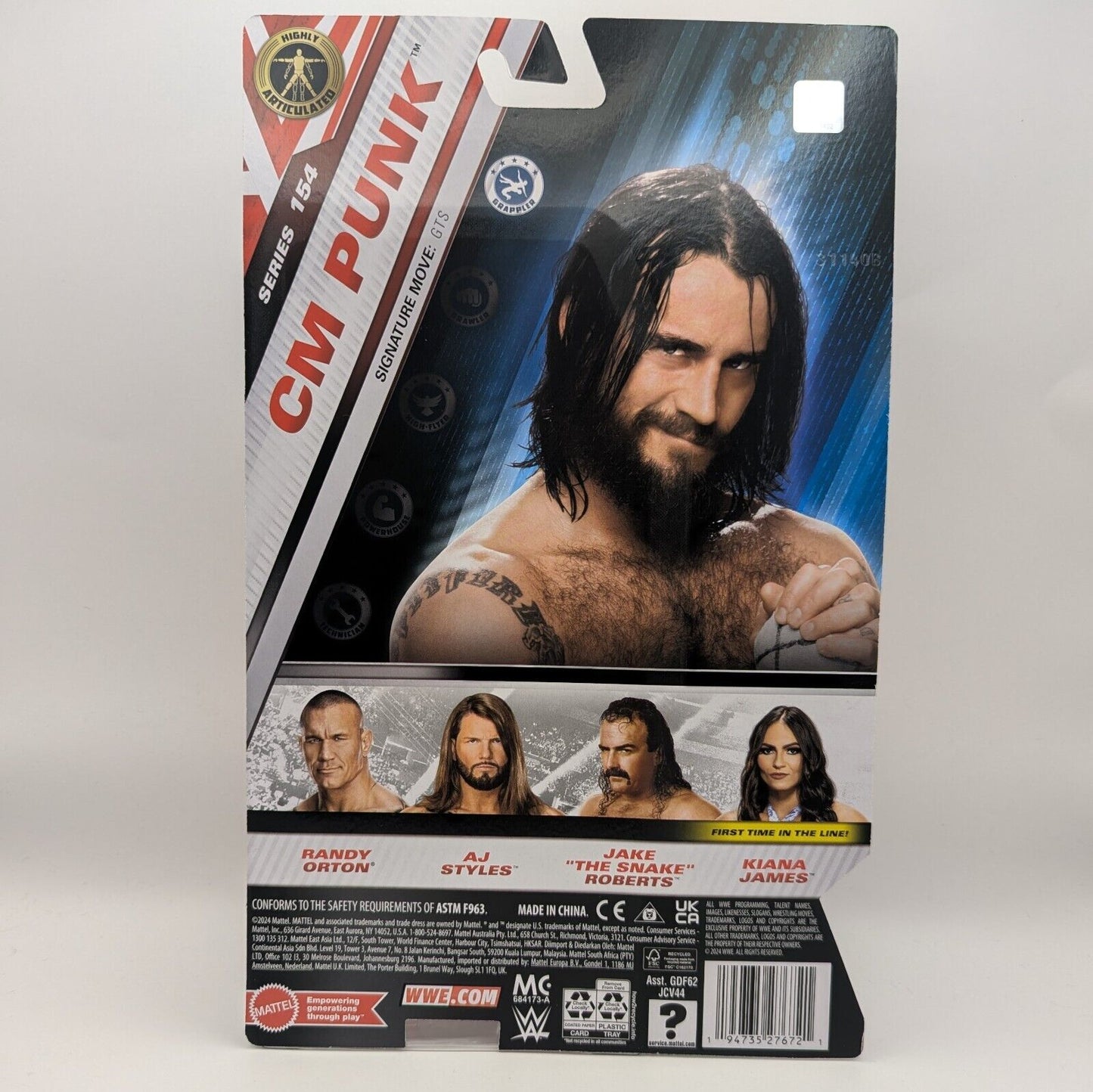 2025 WWE Mattel Main Event Series 154 CM Punk
