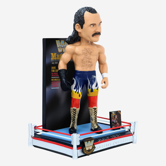 2025 WWE FOCO Magazine Collection Bobblehead Jake "The Snake" Roberts