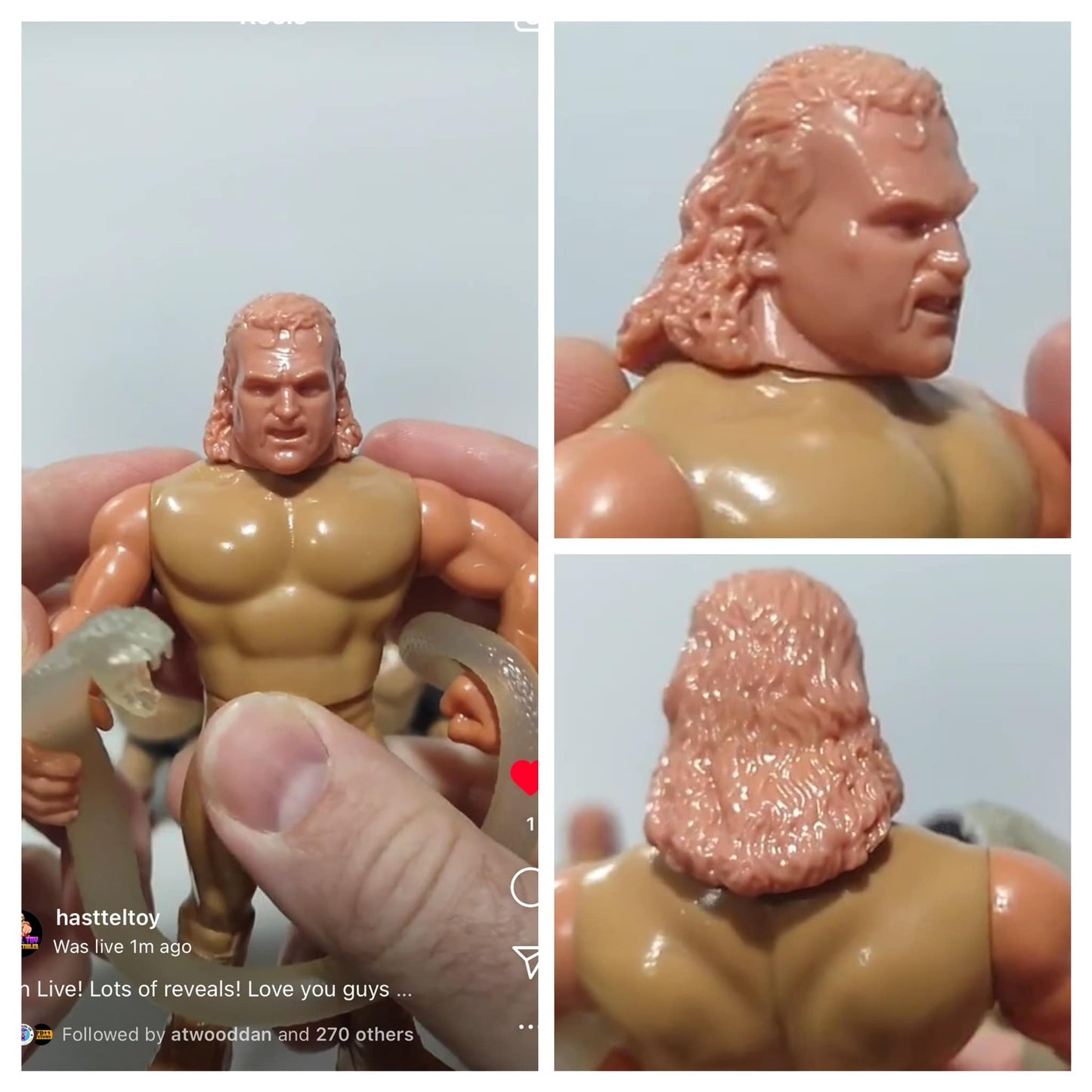 Hasttel Toy Grapplers & Gimmicks Legacy Collection Jake "The Snake" Roberts [1991 Edition]