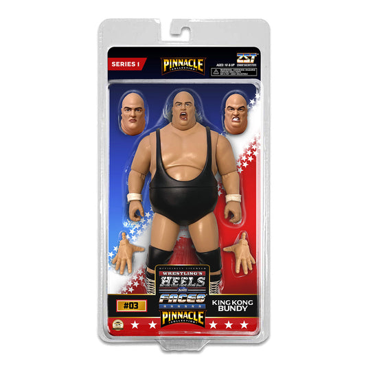 2025 Zombie Sailor's Toys Wrestling's Heels & Faces Pinnacle Collection Series 1 #02 King Kong Bundy