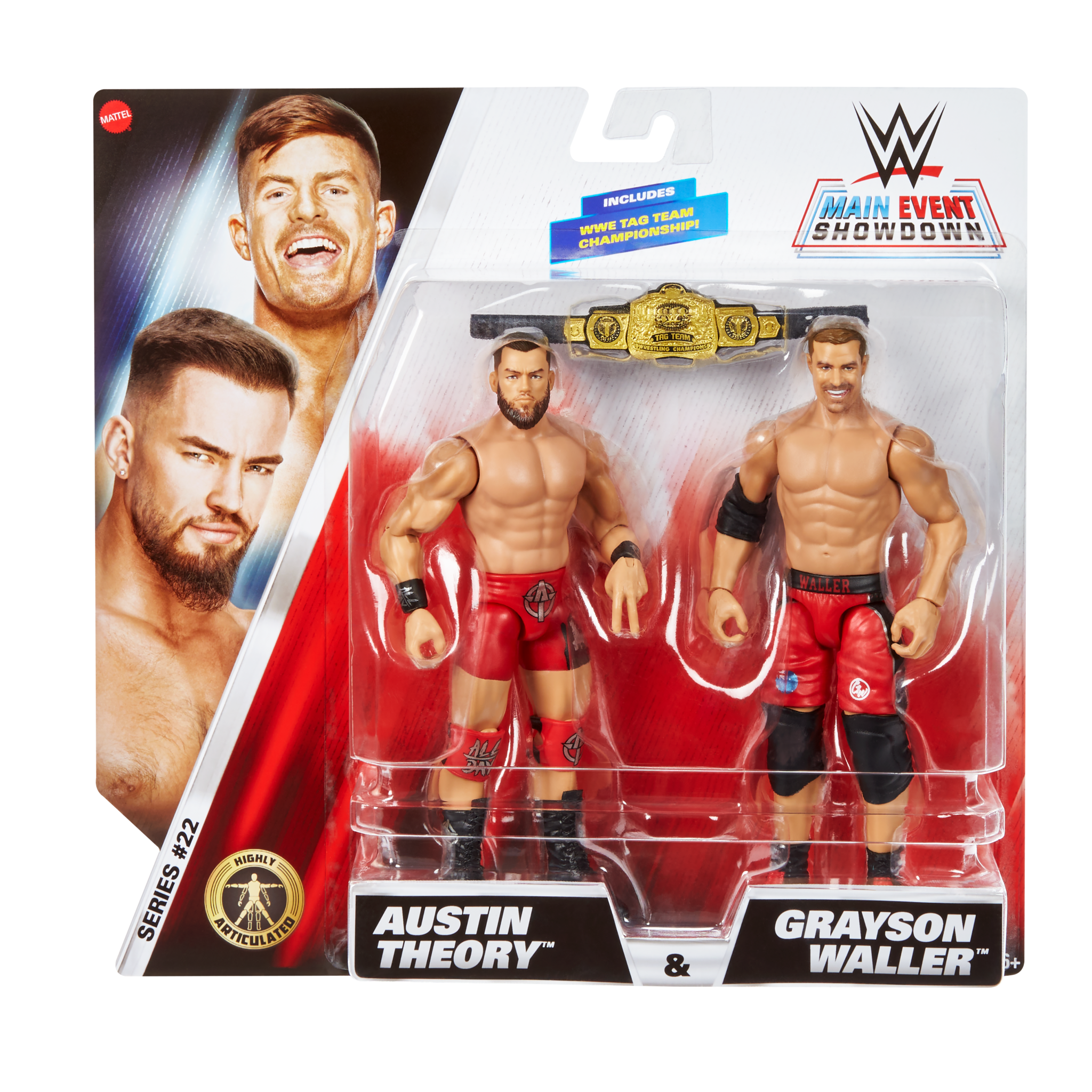 シェリー・マーテル　プロレスフィギュア　WWE WCW WWF 新品未開封 2025 WWE Mattel Main Event Showdown Series 22 Austin Theory