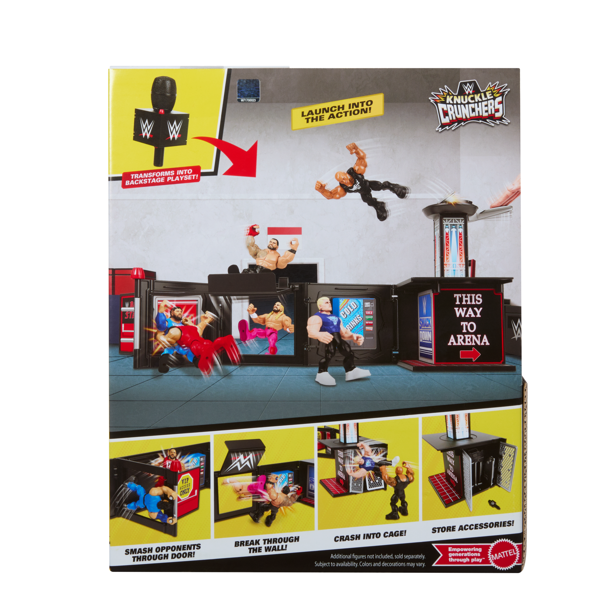 2025 WWE Mattel Knuckle Crunchers Final Boss Microphone Playset