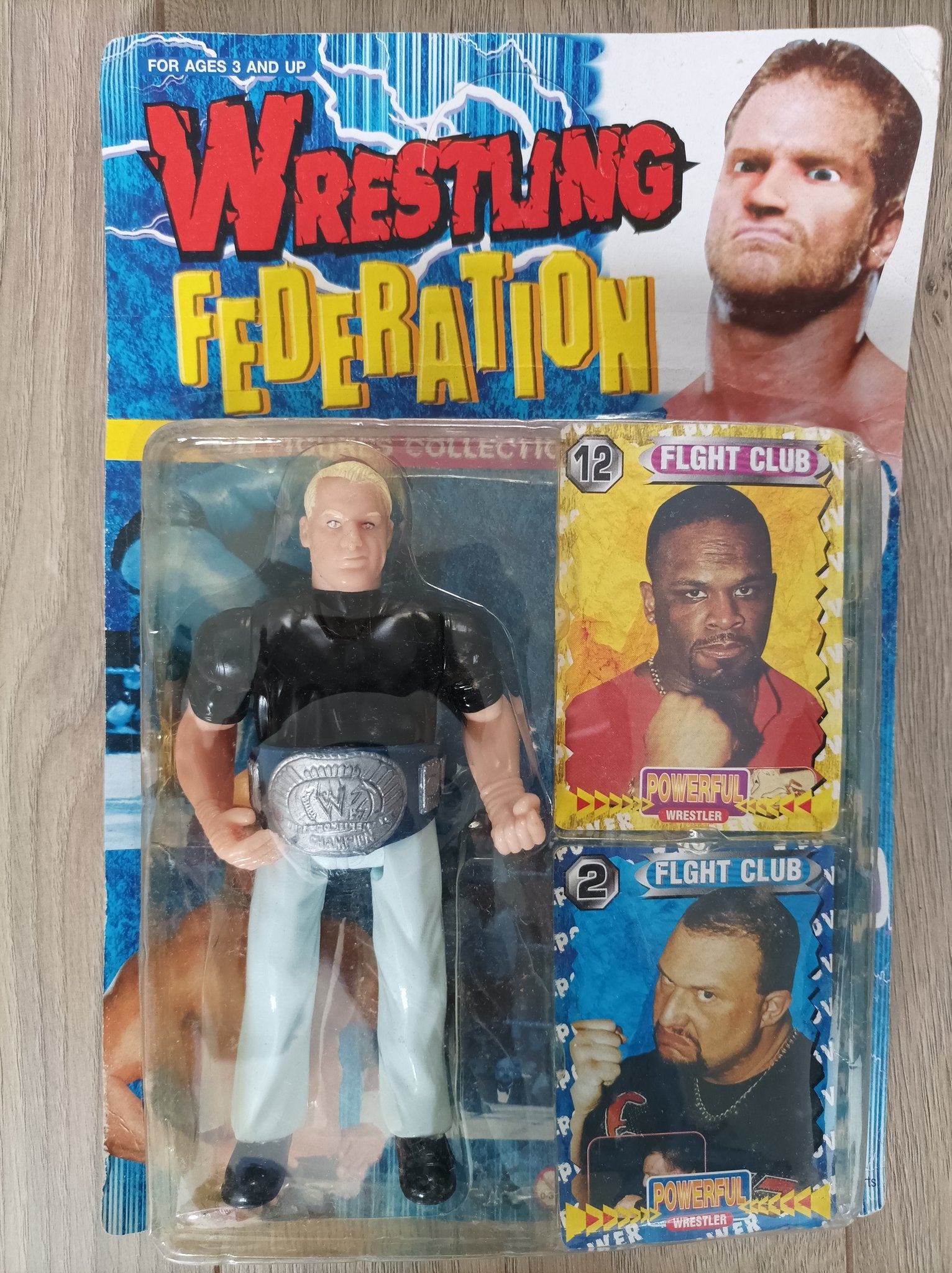 Wrestling Federation Bootleg/Knockoff Wrestler [Sandman, With Cards ...