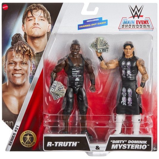 2025 WWE Mattel Main Event Showdown Series 21 R-Truth & "Dirty" Dominik Mysterio