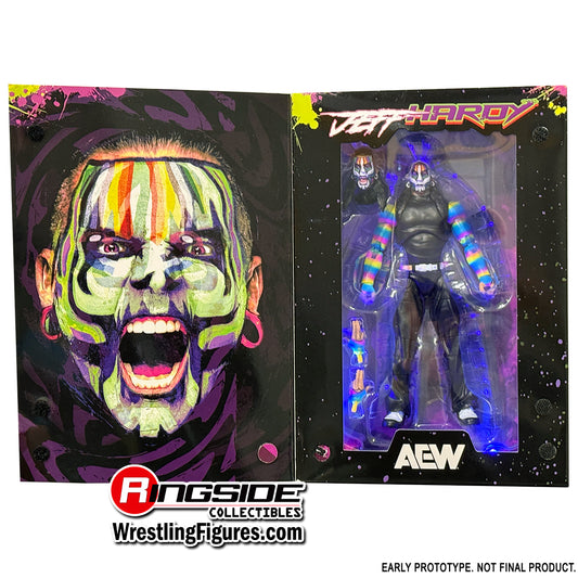 2025 AEW Jazwares Unmatched Collection Ringside Exclusive "Black Light Edition" Jeff Hardy