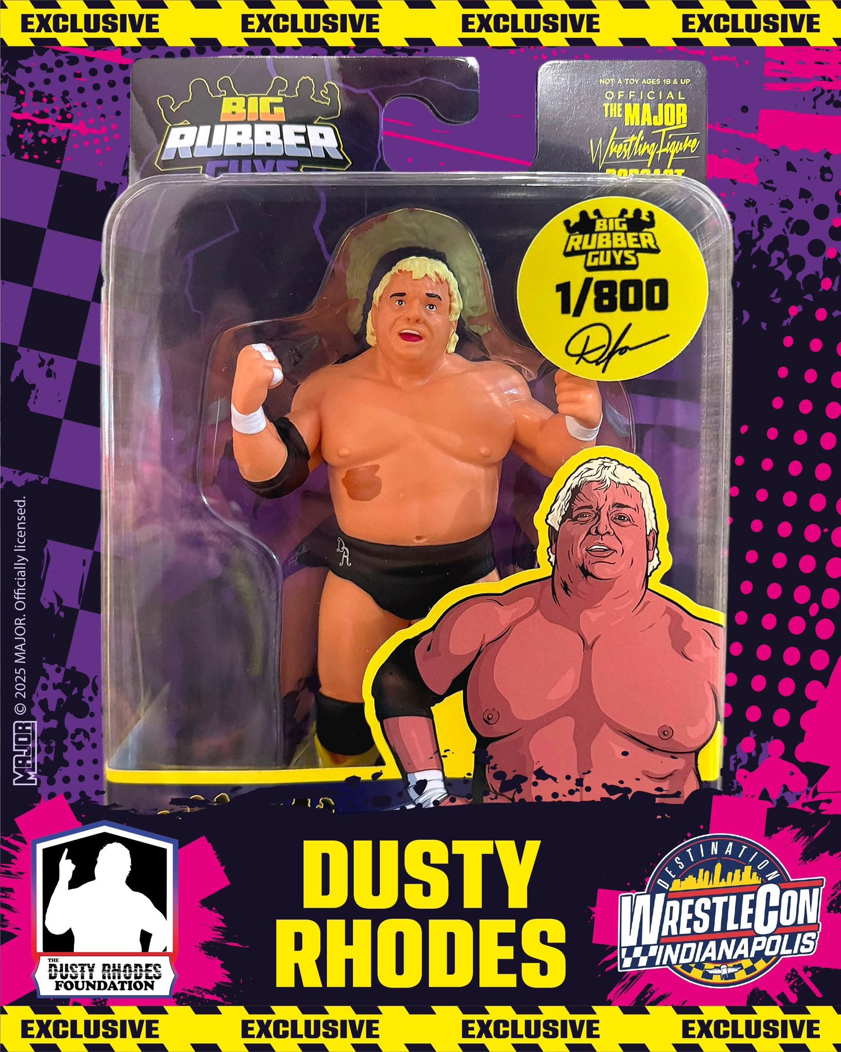 WWF WWE Big Rubber Guys　社 ウオーロード　新品未開封。 2025 Major Wrestling Figure Podcast Big Rubber Guys