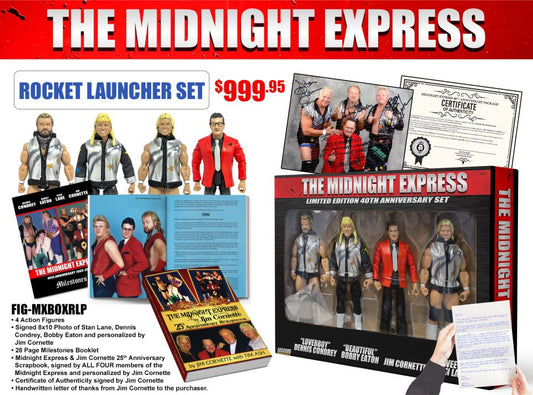 2023 FTC Legends of Professional Wrestling [Modern] Midnight Express Rocket Launcher Boxed Set