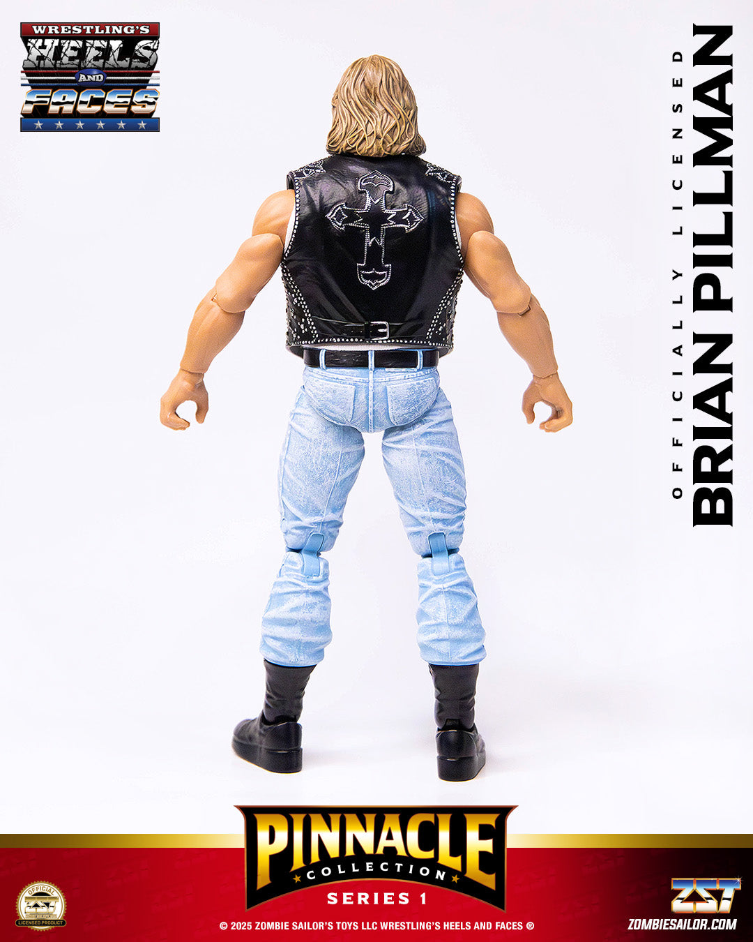 2025 Zombie Sailor's Toys Wrestling's Heels & Faces Pinnacle Collection Series 1 #04 Brian Pillman