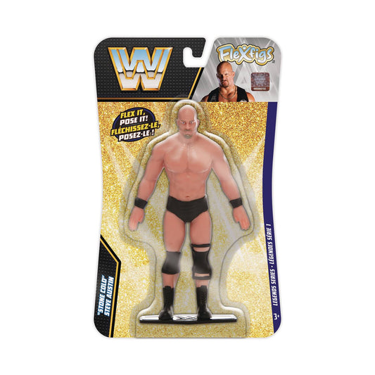 2024 WWE TCG Toys FleXfigs Legends Series 1 "Stone Cold" Steve Austin