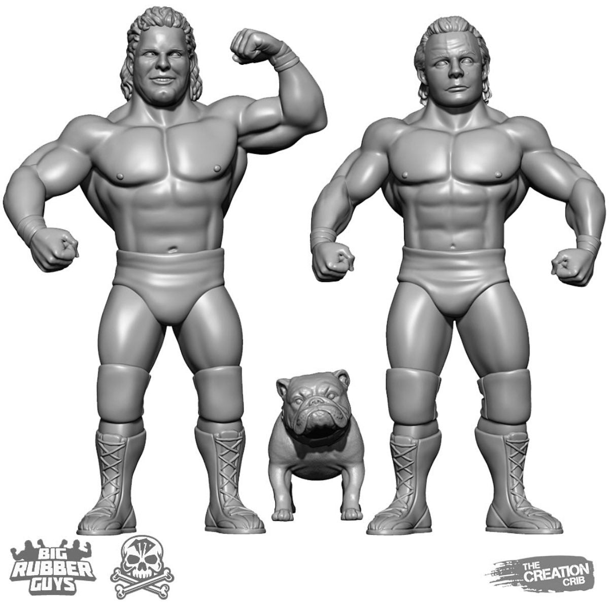 2024 Major Wrestling Figure Podcast Big Rubber Guys Series 5 Davey Boy Smith