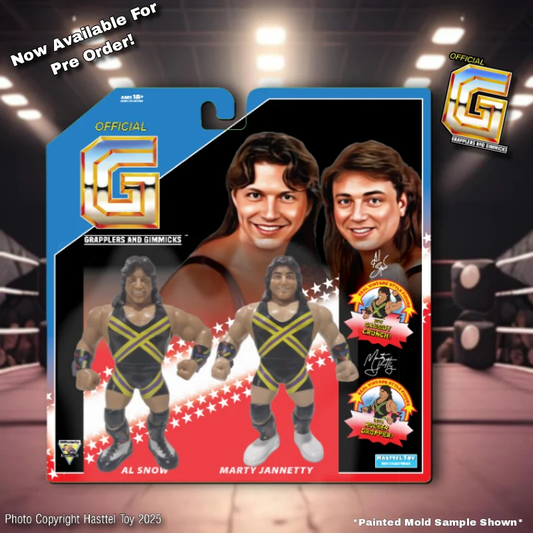 2025 Hasttel Toy Grapplers & Gimmicks New Rockers: Marty Jannetty & Leif Cassidy