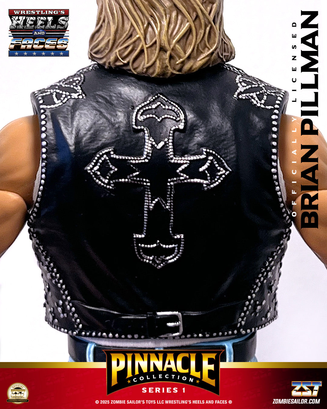 2025 Zombie Sailor's Toys Wrestling's Heels & Faces Pinnacle Collection Series 1 #04 Brian Pillman