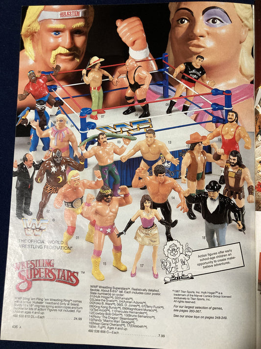 Unreleased WWF LJN Wrestling Superstars Series 4 "Adorable" Adrian Adonis