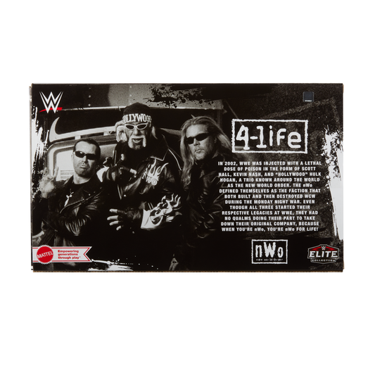 2025 WWE Mattel Elite Collection Walmart/Smyths Exclusive nWo 2002 3-Pack: Scott Hall, "Hollywood" Hulk Hogan & Kevin Nash