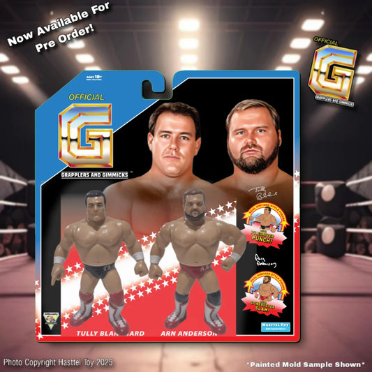 2025 Hasttel Toy Grapplers & Gimmicks Brainbusters: Arn Anderson & Tully Blanchard