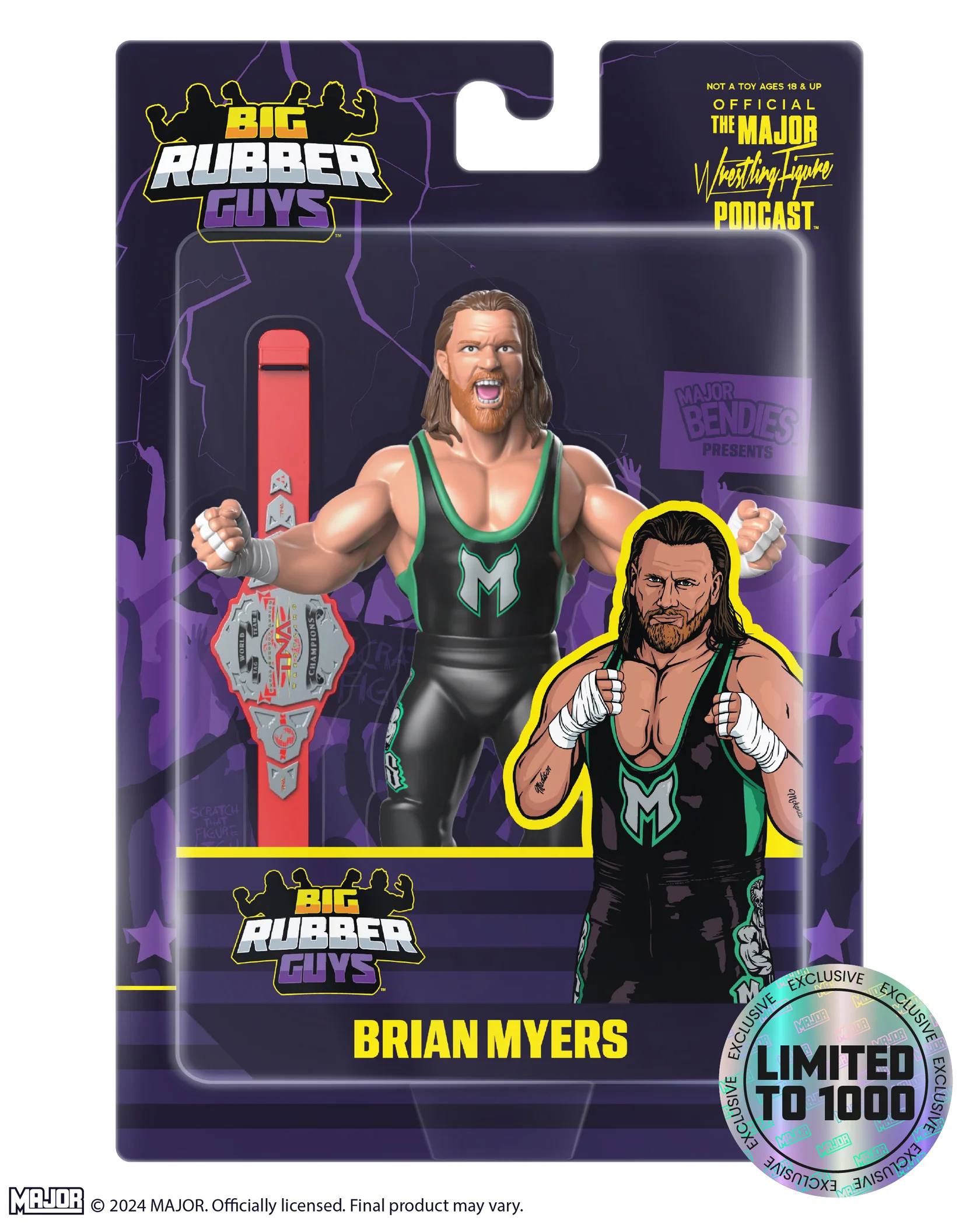 2025 Major Wrestling Figure Podcast Big Rubber Guys Limited