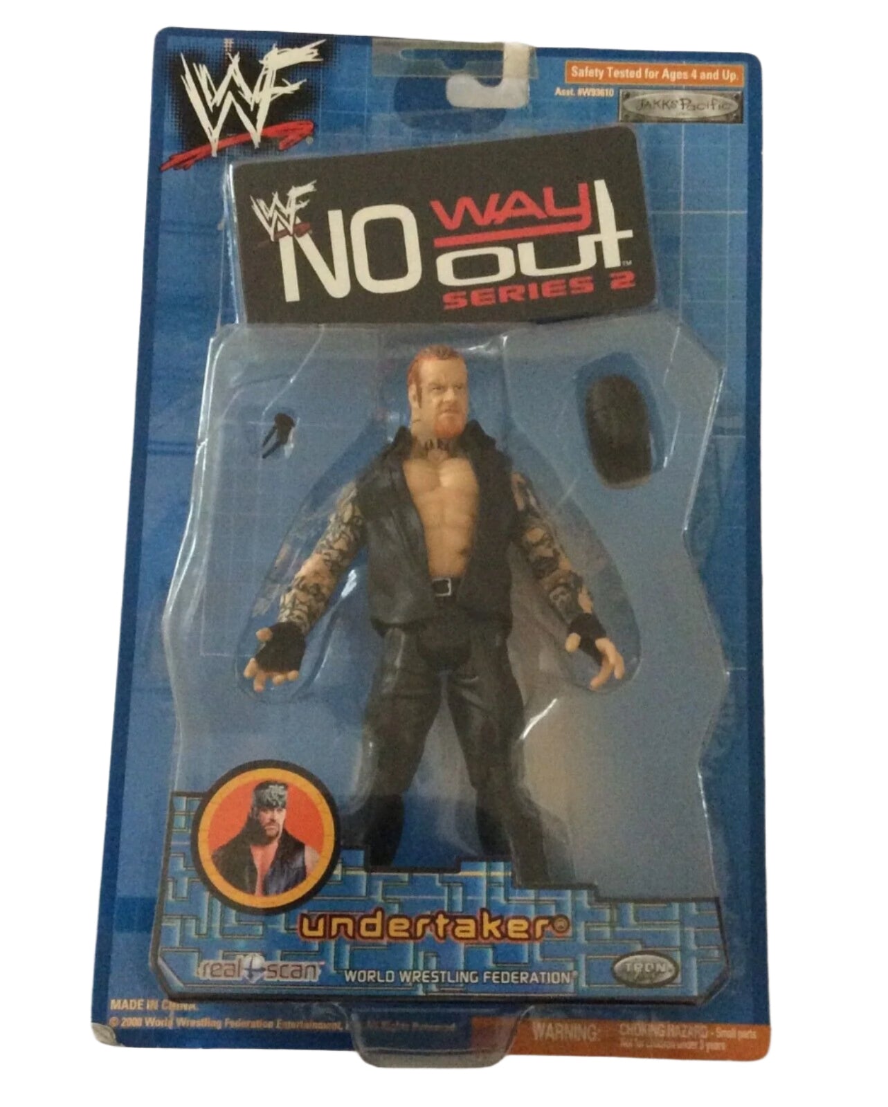 2001 WWF Jakks Pacific Titantron Live No Way Out Series 2 Undertaker [With Vest]