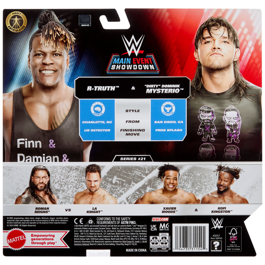 2025 WWE Mattel Main Event Showdown Series 21 R-Truth & "Dirty" Dominik Mysterio
