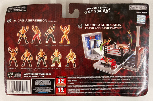 2007 WWE Jakks Pacific Micro Aggression Series 2 Rey Mysterio, Batista & Hulk Hogan