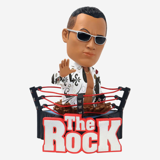 Unreleased WWE FOCO Bust Bighead Bobblehead The Rock