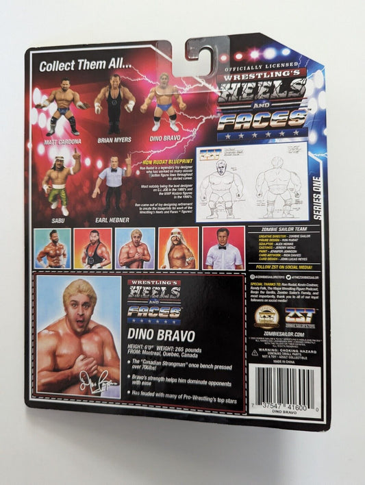 2022 Zombie Sailor's Toys Wrestling's Heels & Faces Series 1 Dino Bravo