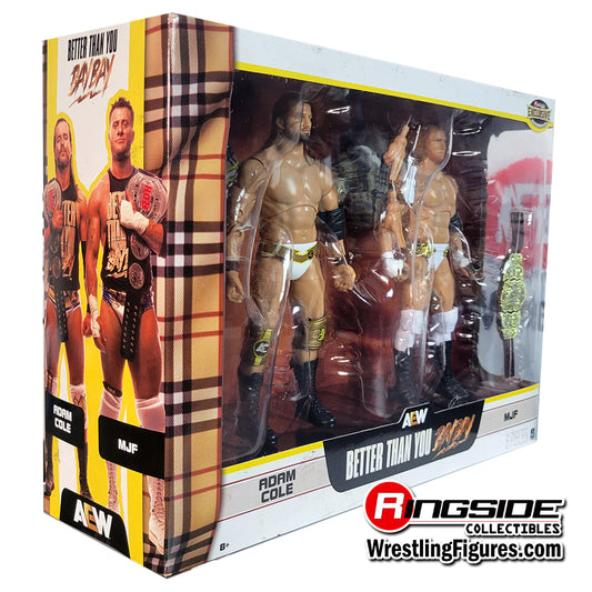 2025 AEW Jazwares Unmatched Collection Ringside Exclusive "Better Than You Bay Bay" 2-Pack: MJF & Adam Cole