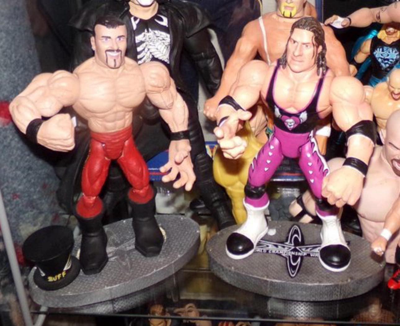 Unreleased WCW Toy Biz Back Talkers Bret Hart – Wrestling Figure
