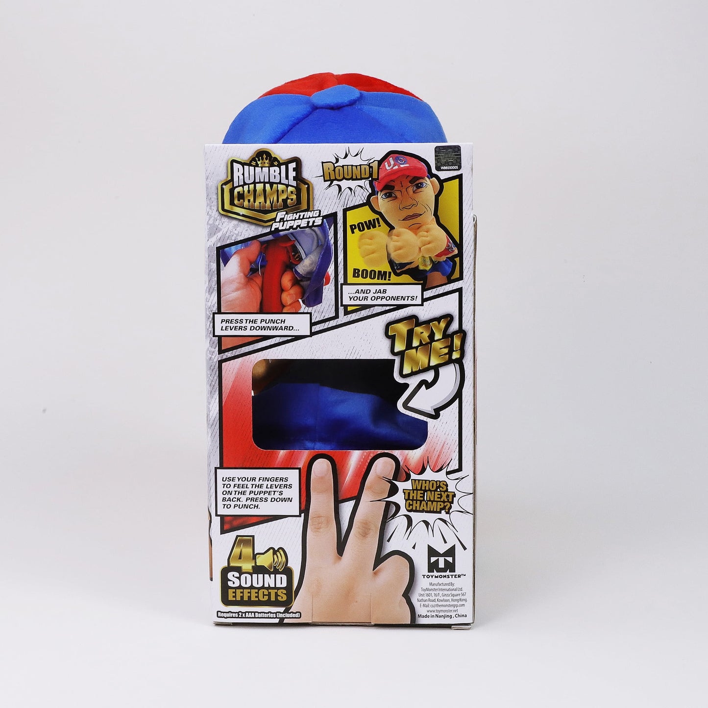 2025 WWE ToyMonster Rumble Champs Fighting Puppets John Cena