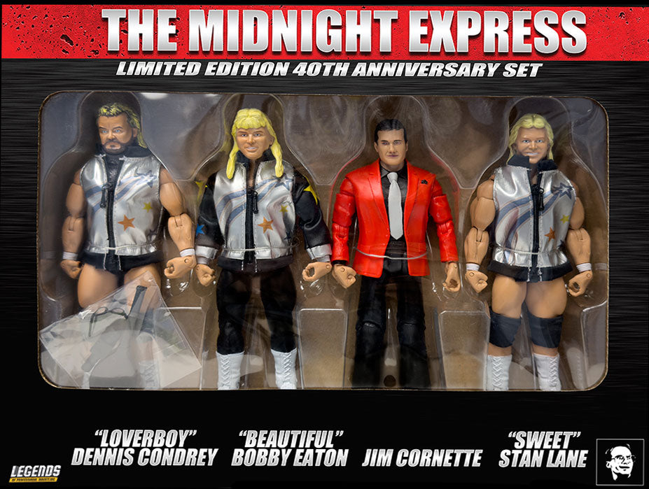 2023 FTC Legends of Professional Wrestling [Modern] Midnight Express Rocket Launcher Boxed Set