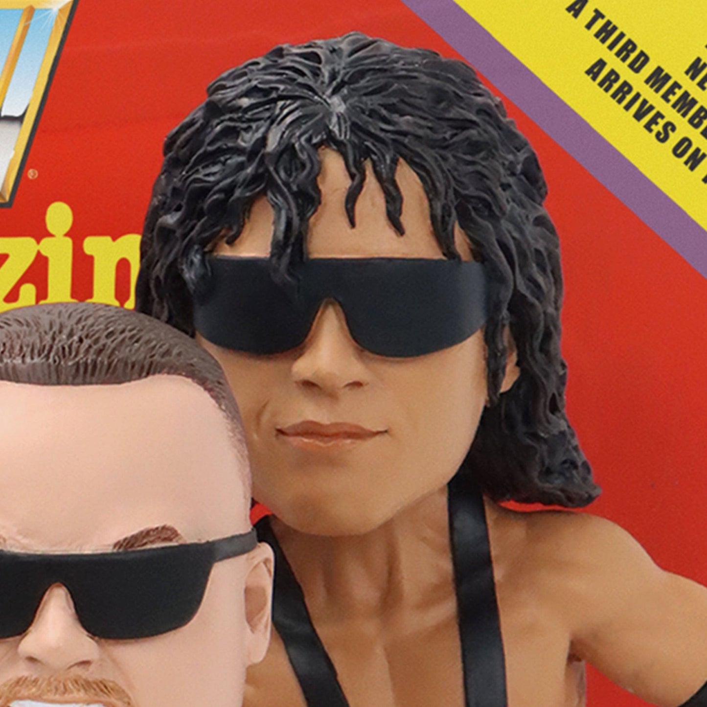 2025 WWE FOCO Magazine Collection Bobblehead "Hart Foundation'" Bret "Hit Man" Hart & Jim "The Anvil" Neidhart