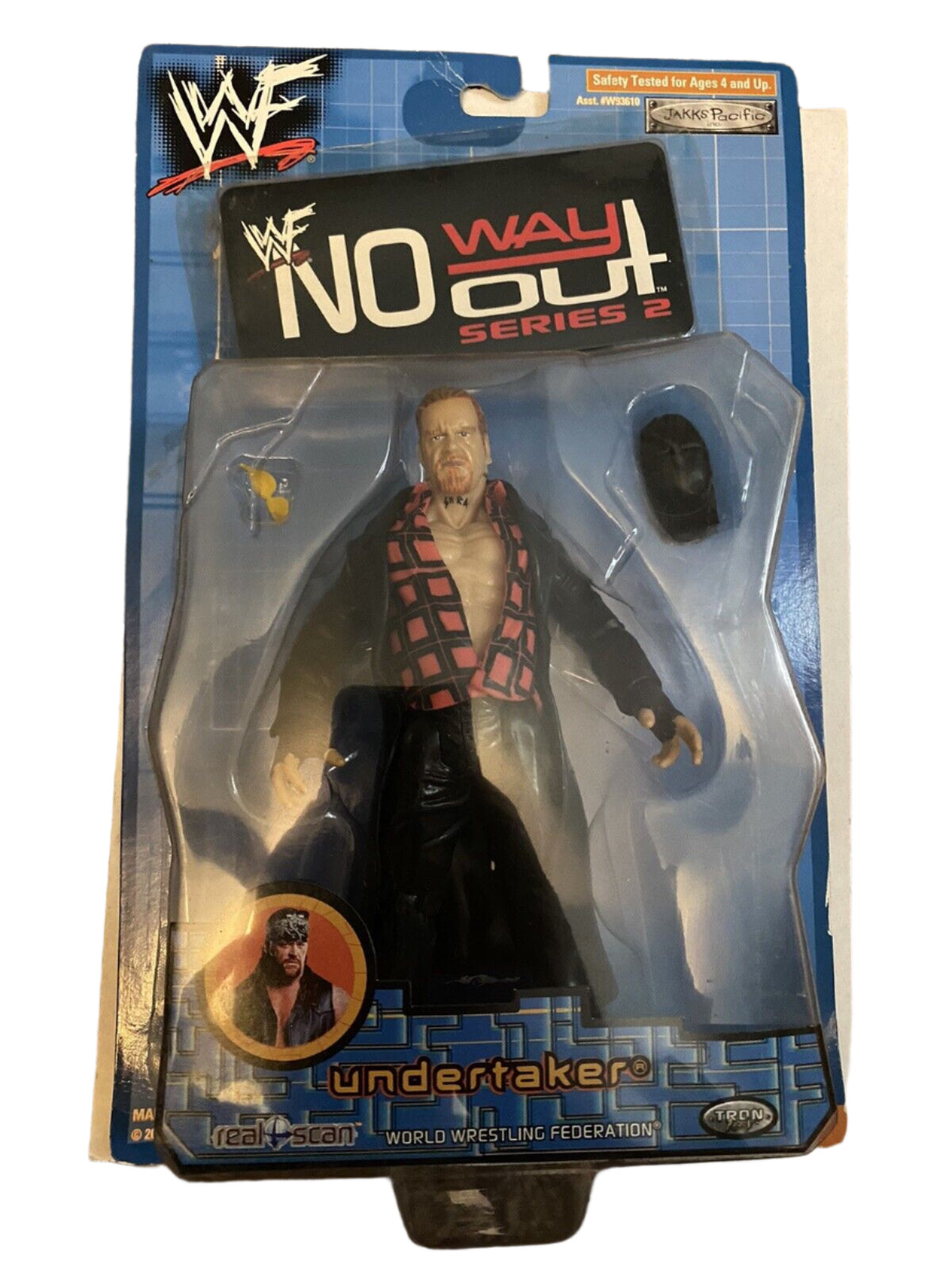 2001 WWF Jakks Pacific Titantron Live No Way Out Series 2 Undertaker [With Trenchcoat]
