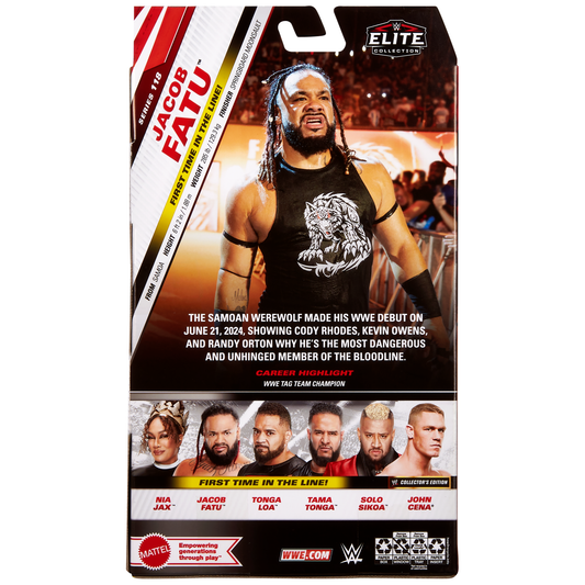 2025 WWE Mattel Elite Collection Series 118 Jacob Fatu